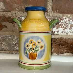 Pfaltzgraff Pistoulet Stoneware Canister Milk
Pail & Lid w/Seal (Discontinued)